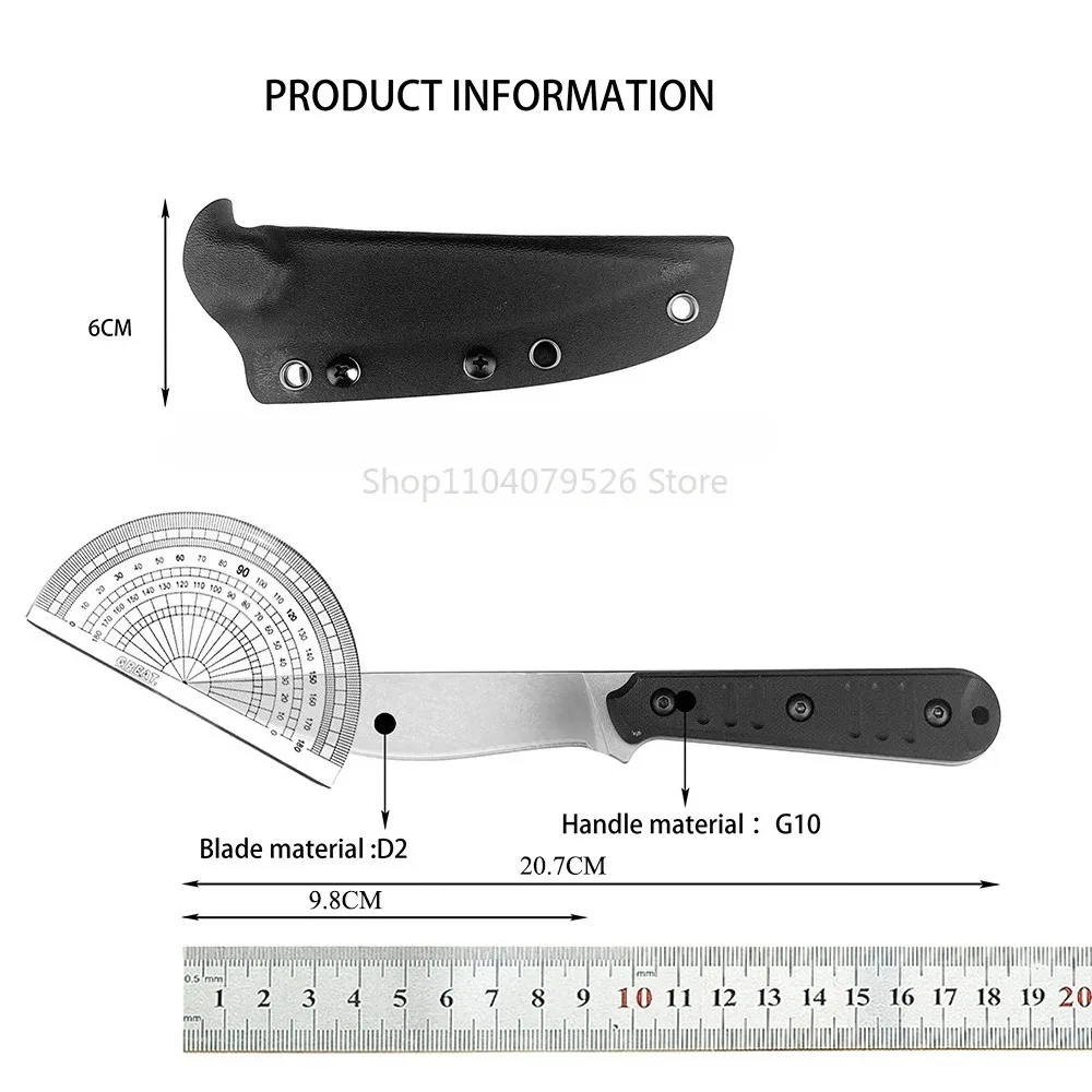 High Hardness Fixed Blade Camping Fishing Knives 8Cr13Mov Steel Outdoor Multifunctional Tools Hiking Trekking Backpacking Tools view 2
