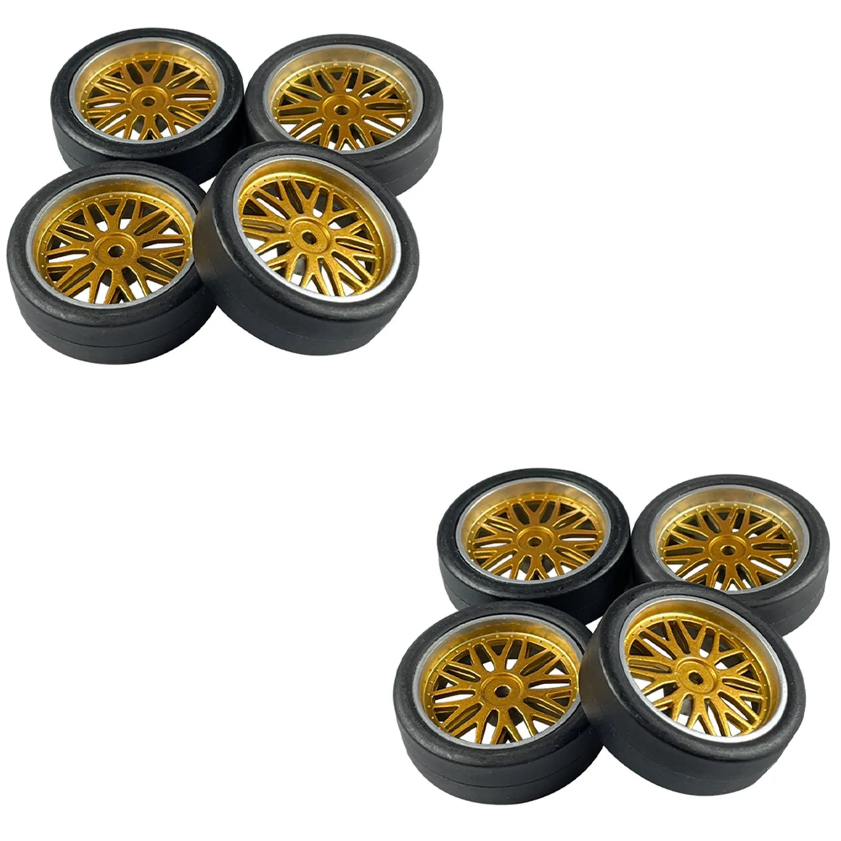 

B05C-8Pcs 32Mm RC Drift Tire Wheel Tyre For LDRC AE86 1/18 RC Car Upgrade Parts Accessories