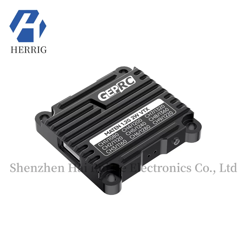 GEPRC Maten 1.2G 2W VTX FPV drone video transmission, heat dissipation, stable signal, OSD tuning