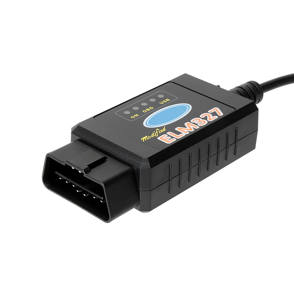 ELM327 V1.5 USB PIC18F25K80 FTDI/CH340 OBD2 Scanner Car Diagnostic Tool HS-CAN/MS-CAN ELM 327 For Ford FORScan Switch