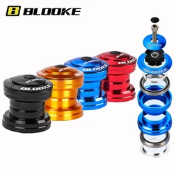 Blooke Bicycle Headset 34MM Integrated 1 1/8 Mtb Bike Steering Cups For Mountain Cycling Fork Bearing Box Column Press Vtt