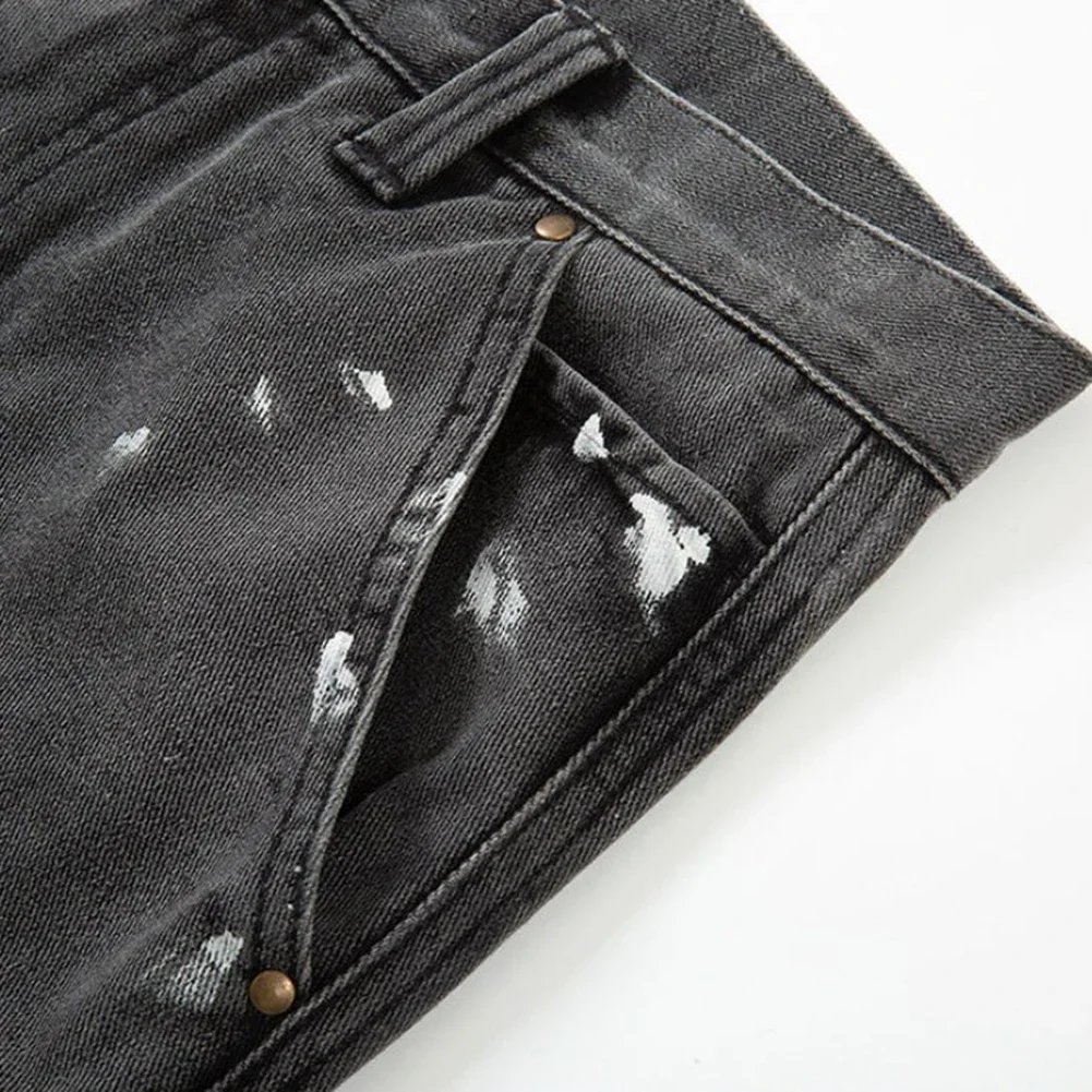 Spring Pants Pants Streetwear Summer Autumn Brand New Slight Stretch Speckled Ink Color Speckled Ink Color Match