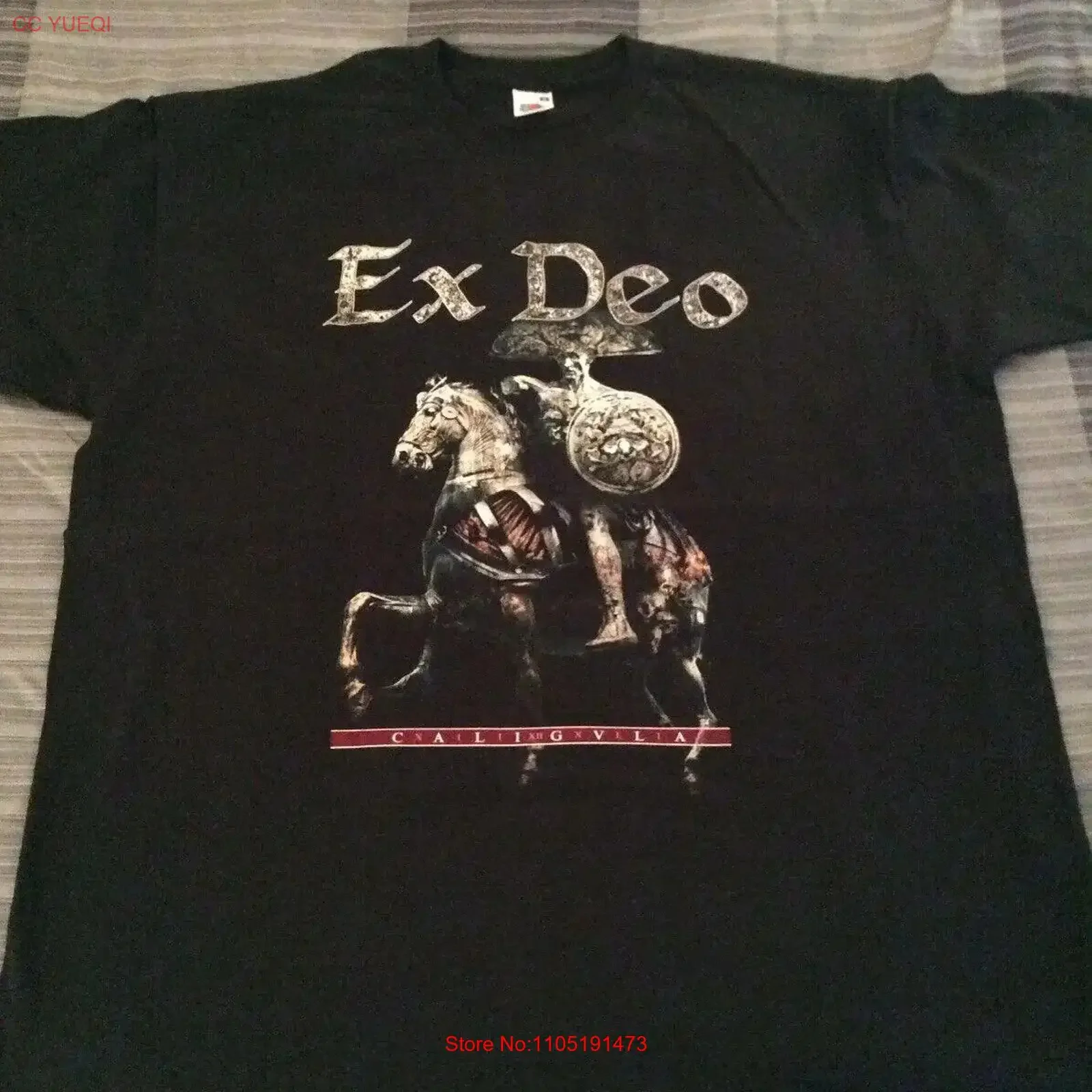 

EX DEO caligvla T Shirt XL Azarath The Chasm Inquisition Urgehal Urfaust vintage Washed Slightly streetwear Comfortable graphic