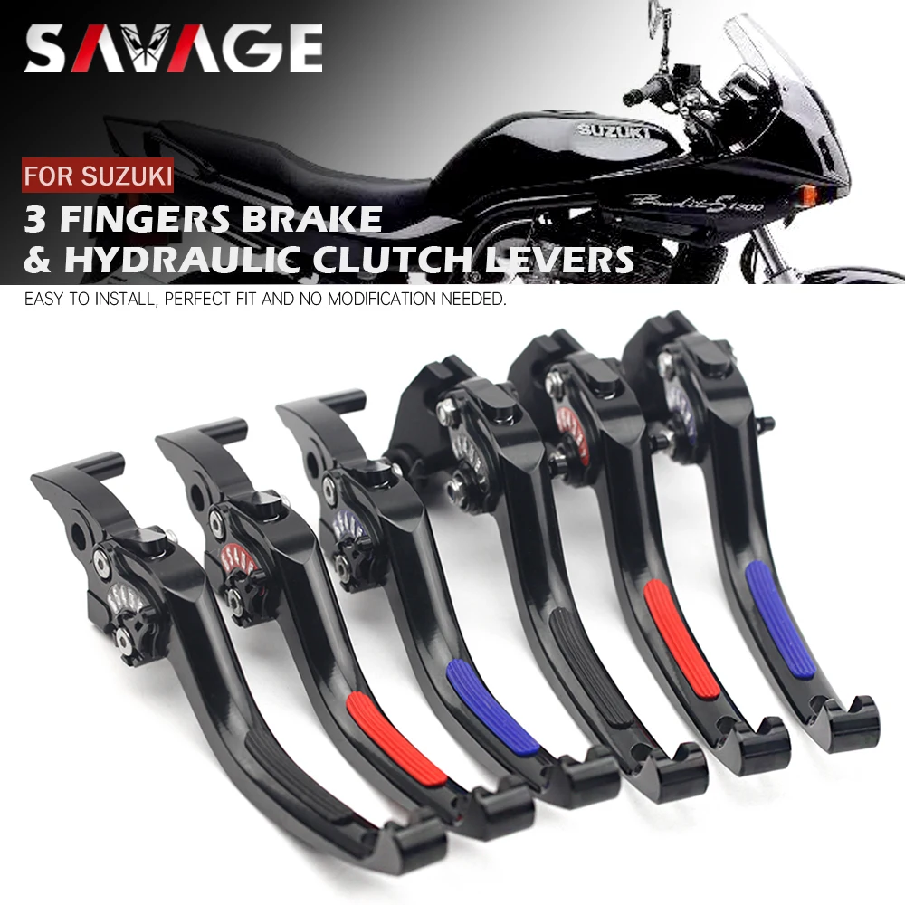 Hydraulic Brake Clutch Levers For SUZUKI GSF 1200 BANDIT GSX-R1100 GSX1100 GSX1200 Motorcycle Accessories Non-Slip GSX 1100/1200