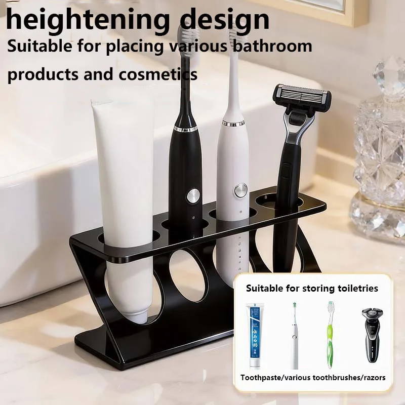 New electric toothbrush storage rack, high-end bathroom sink, toothpaste and dental utensils base bracket, storage rack