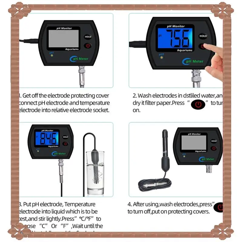 24-Hour Delivery PH Meter For Aquarium Online Water Quality Monitor Multi-Parameter Acidometer Detection System