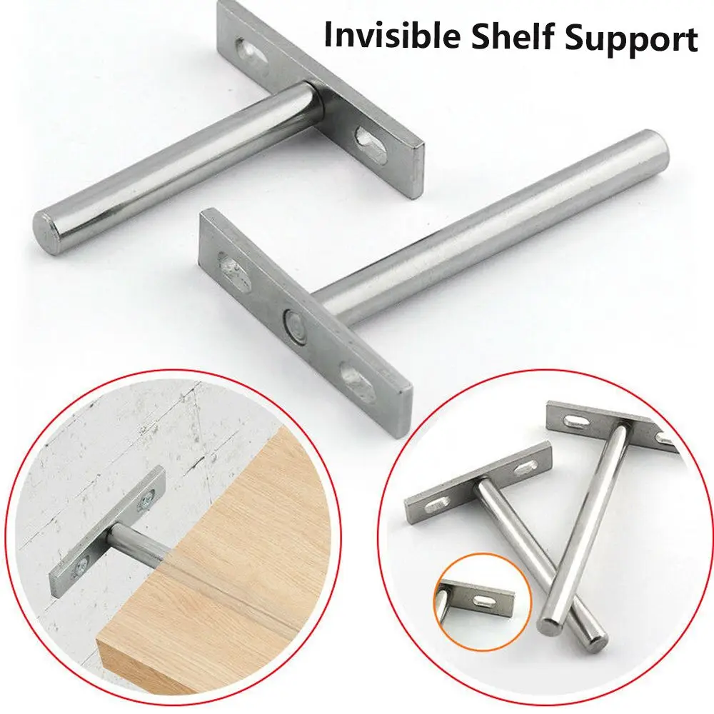 

Convenient Hardware Concealed Racks Heavy Duty Furniture Wall Mount Shelf Invisible Shelf Brackets Storage Support Bench Board