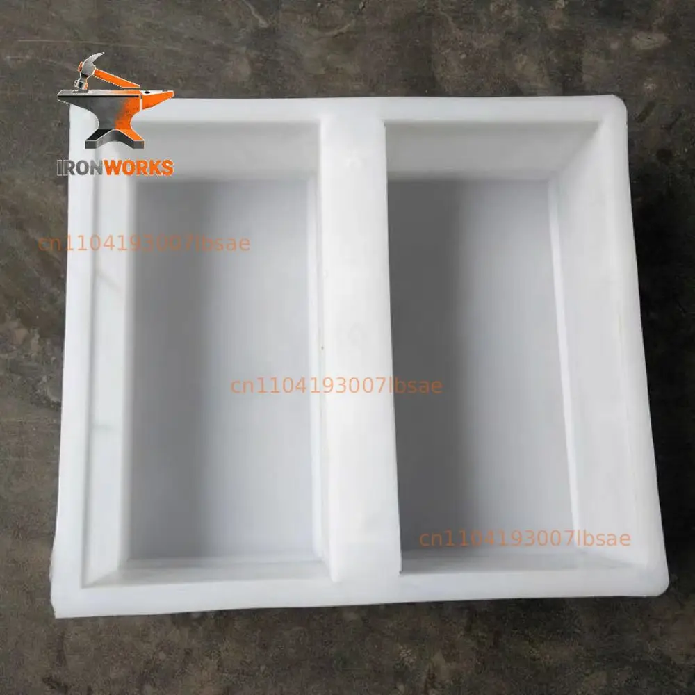 cement-paver-form-for-pavement-20x10x6cm-2-cavity-concrete-block-mold-reusable-plastic-mould-for-municipal
