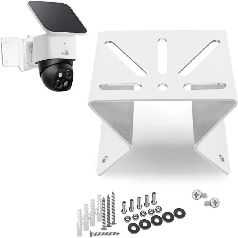 1 Set Metal Wide Angle Adapter Wall Corner Bracket Monitoring Area Up To 270° Mount Metal Bracket For Eufy CCTV Security Cam