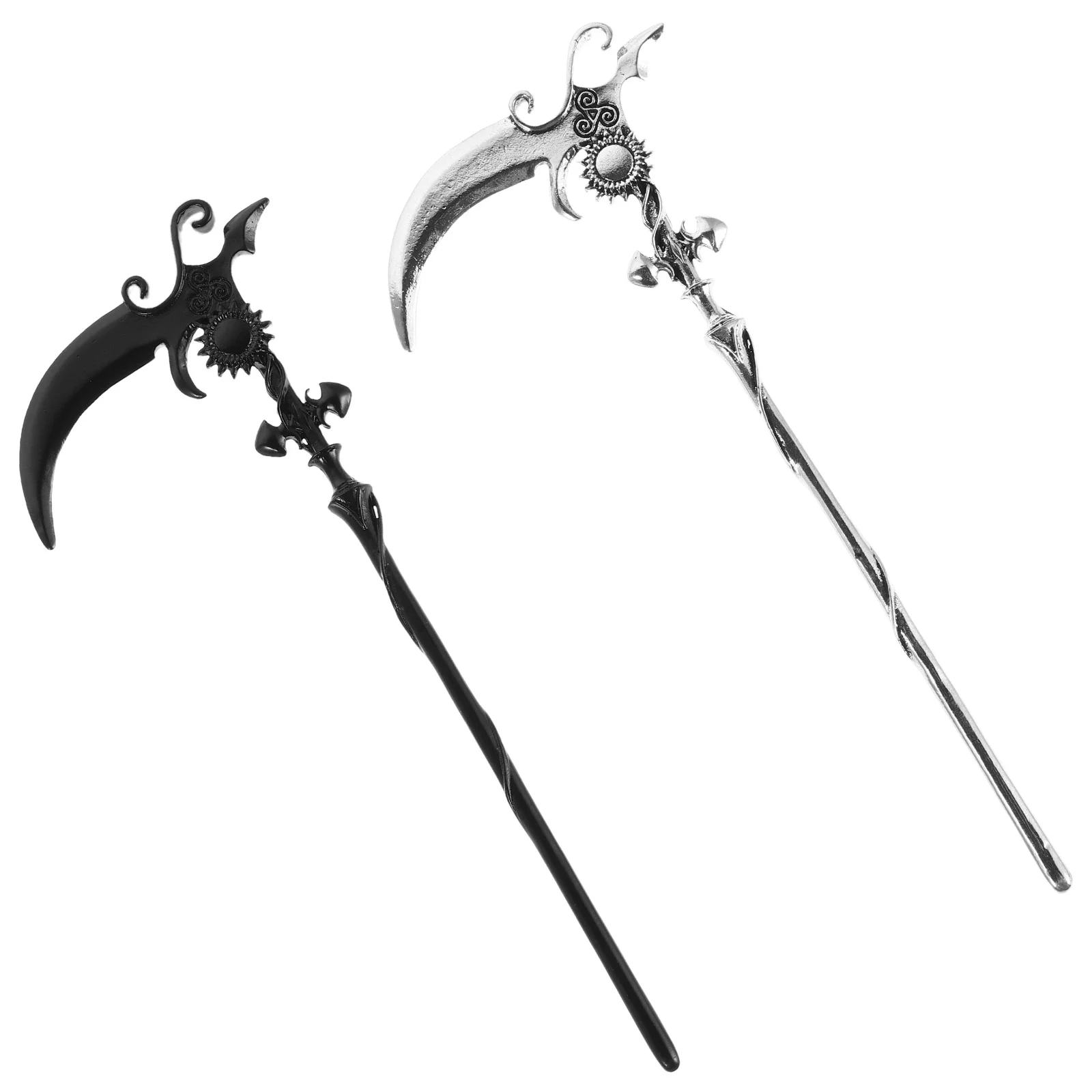 

Винтажная вилка с подсолнухом, коса, дизайн, готическая булочка, булавка для густых волос, шиньон, женская прическа, фестиваль, Хэллоуин, косплей