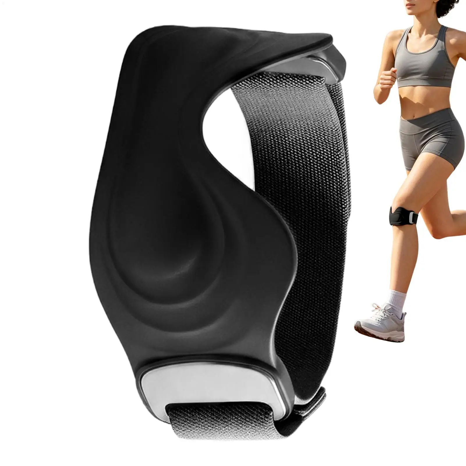 Knee Brace 3D Professional Silicone Patella Breathable Anti Slip Adjustable Strap Sports Injury Buffer knee pad Protection Pad