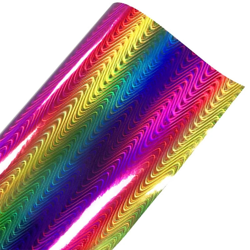 Rainbow Pattern Self Adhesive Craft Vinyl DIY Decoration for Decals Signs