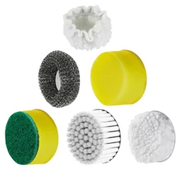 Electric Spin Scrubber USB Rechargeable Cordless Portable Scrub Brush Multifunctional Dishwashing Brush for Bathroom Kitchen Car