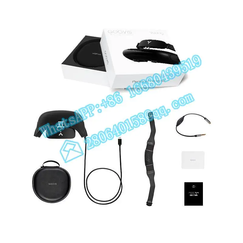 GOOVIS Young T2 Cinema VR Headset 3D Theater Goggles,with OLED 1920x1080x2,HD Giant Screen Display Compatible with Set-top