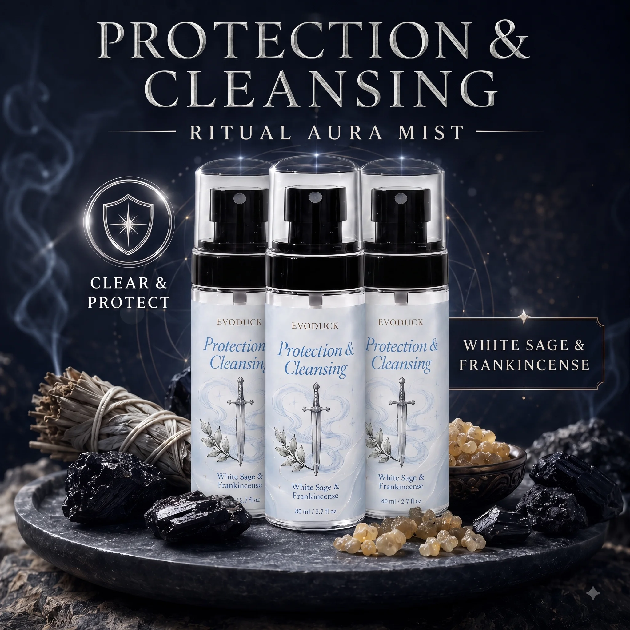 Home Fragrance Gift Set Rituals - EVODUCK Zestaw 3 szt. sprayów ochronnych