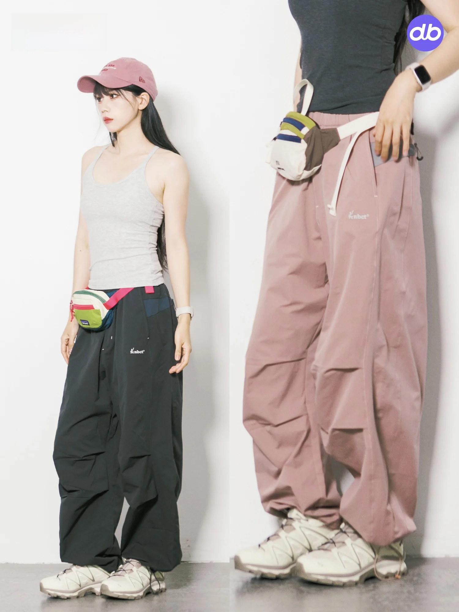 Outdoor Camouflage Wide Leg Paratrooper Pants Unisex Quick Dry Breathable Waterproof Lightweight Hiking Casual Long Trousers