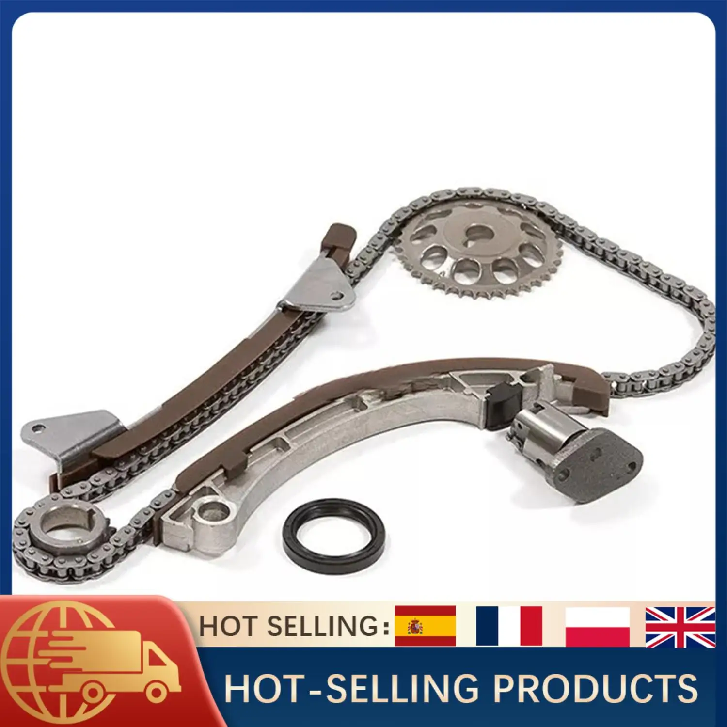 

Для Toyota Corolla Celica MR2 Matrix Pontiac Vibe Chevrolet Prizm 1.8L 1ZZFE Комплект цепи ГРМ двигателя 13523-0D010 13521-0D010