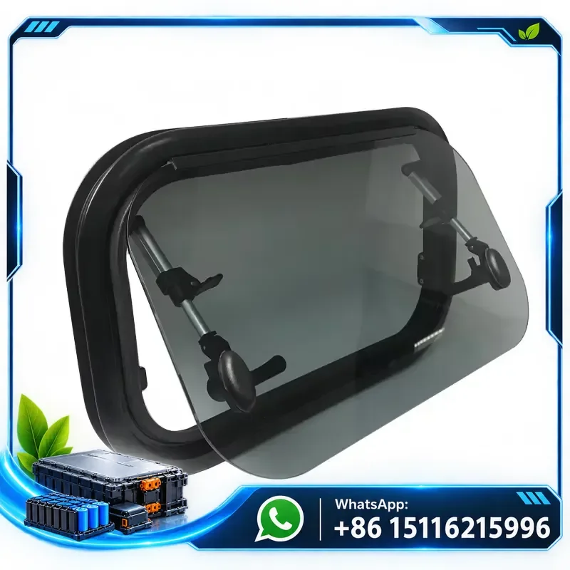 Accesorios para Camping y RV ODM MAYGOOD, Cerraduras de Ventana de Esquina de Aleación de Aluminio Modernas de 1100*345 mm, Certificación E-Mark para Remolques