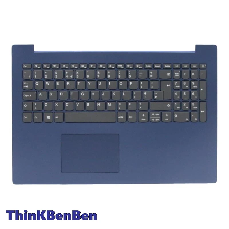 UK EnglishKeyboard Blue Upper Case Palmrest Shell Cover For Lenovo ideapad330 15 IGM AST IKB5CB0R16539