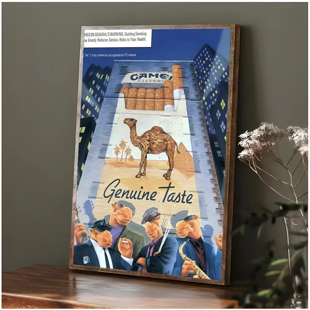 tobacco brand C-Camel Cigarettes Poster Modern Wall Art Bedroom Living Room Print Unframed