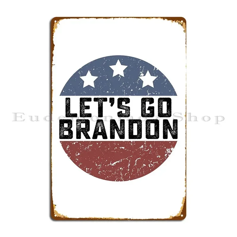 Lets Go Brandon Fjb Metal Plaque Poster Wall Cave Iron Garage Club Party Designing Tin Sign Poster