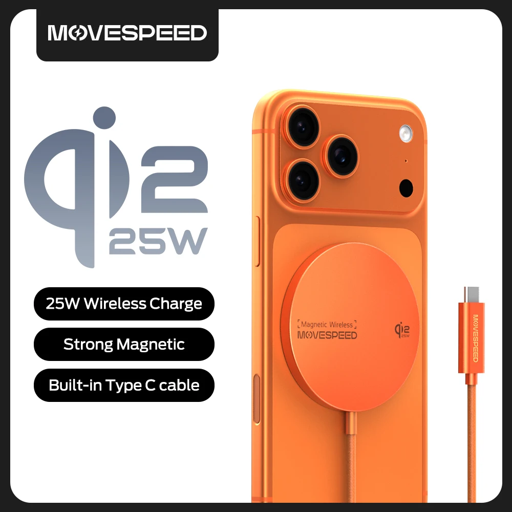 MOVESPEED Qi2 Wireless Charger Fast
