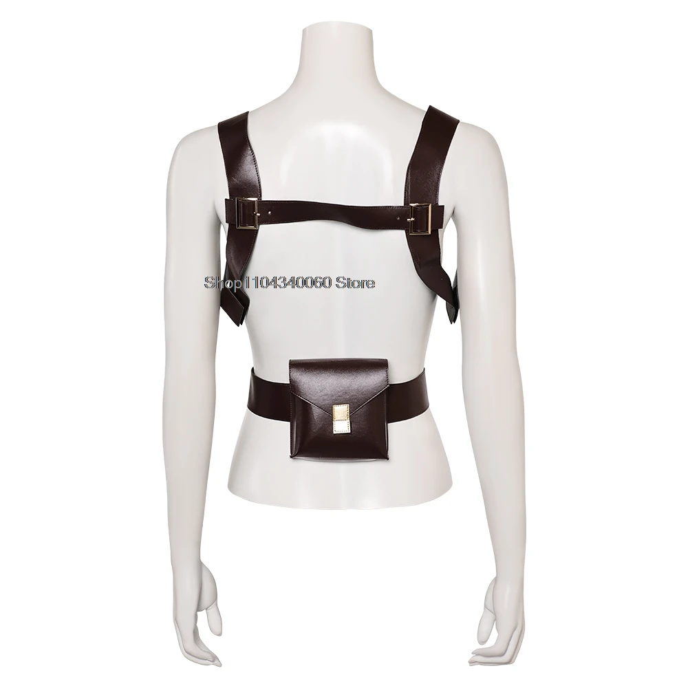 Acrane LOL Caitlyn เข็มขัดสายคล้องไหล่คอสเพลย์ Roleplay กระเป๋าฮาโลวีน Carnival Party แฟนตาซีผู้ใหญ่ผู้หญิงเครื่องแต่งกายอุปกรณ์เสริม