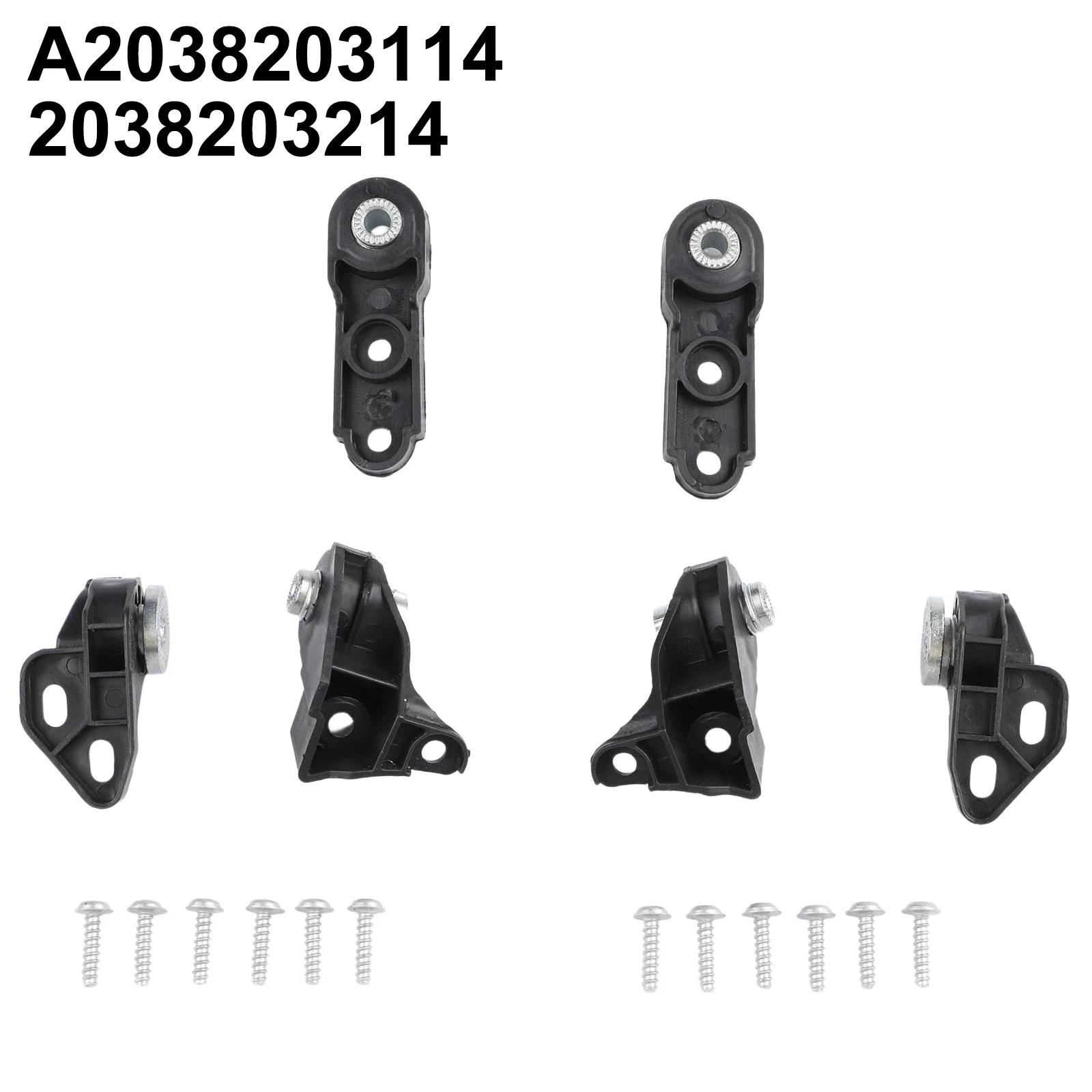 Repair Bracket for Front Headlights on For Mercedes For W203 C Class A2038203114 A2038203214 Stable ABS Structure
