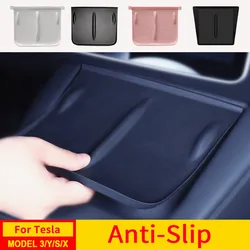 Wireless Charger Pad For Tesla Model 3 Y S X Highland 2024 2023 2022 Accessories Center Console Organizer Charging Station Mats