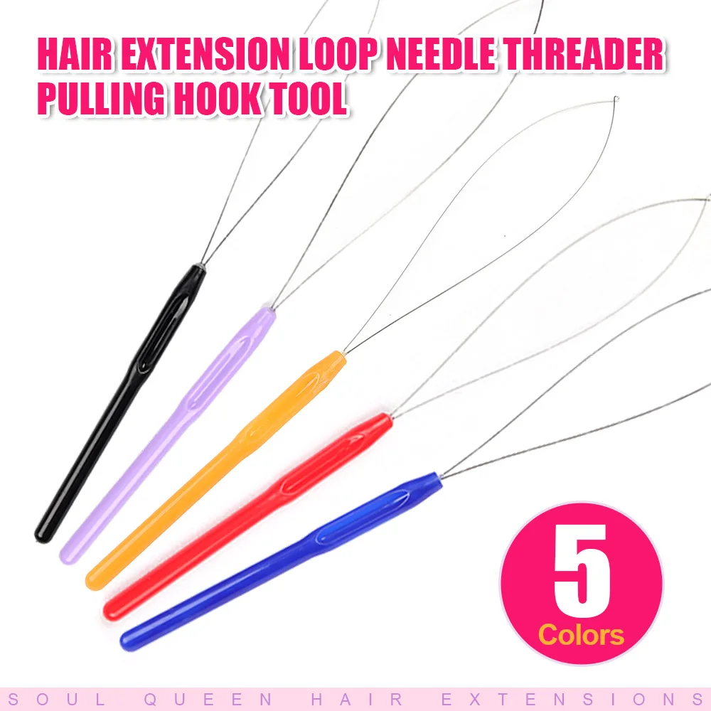 Hair Extension Loop Haak Naald Threader Trekhaak Tool En Kraal Apparaat Tool Lus Threader Voor Haar Of Veren Extensions