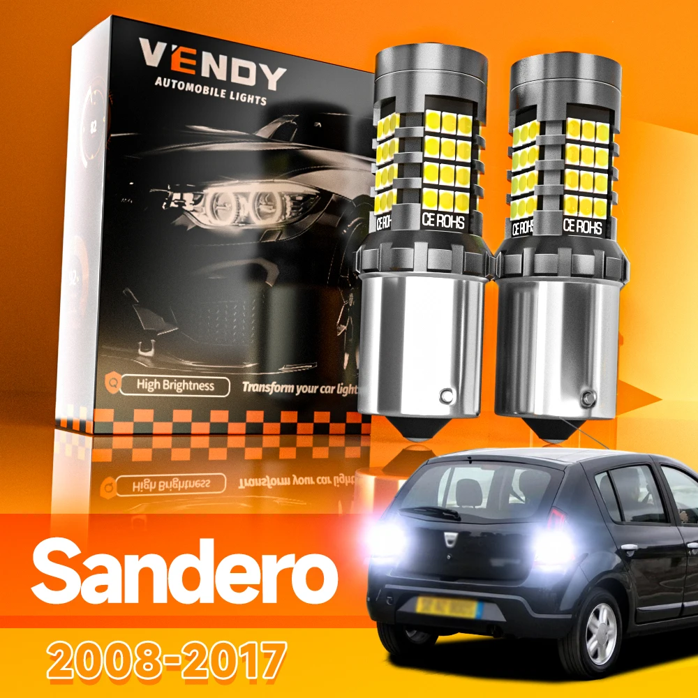 

2pcs For Dacia Sandero 2008-2017 LED Reverse Light Backup Lamp 2009 2010 2011 2012 2013 2014 2015 2016 Canbus Accessories
