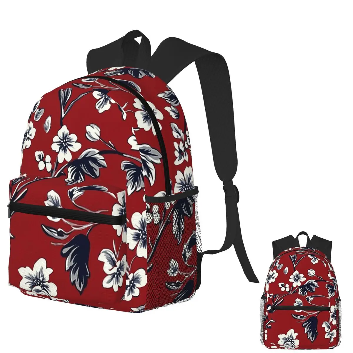 

Minimalistic Feline Serene Fresh Chintz Pattern For Cozy Homes Backpack School Bag Hiking Travel Daypack Bookbag Shoulder Bags