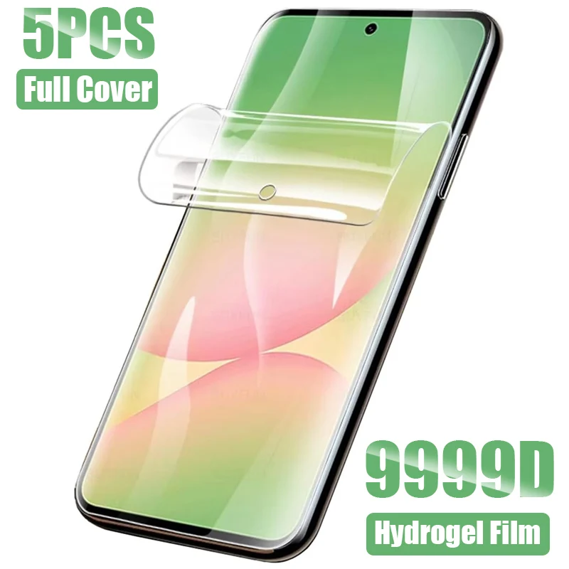 

5 шт. гидрогелевых пленок для Samsung Galaxy S25 S24 S23 Plus S22 Ultra S21 FE, защитная пленка для экрана Samsung A16 A06 A26 A36 A56 A55 A35