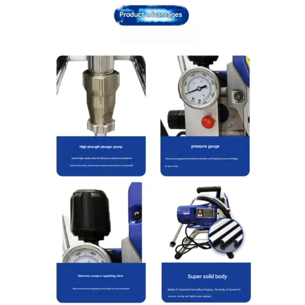 Marine anti-corrosion spraying equipment stainless steel pu 20m hose