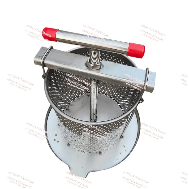 

Stainless steel honey press Small household wax press Local honey extruder Bee honey beating tool