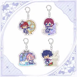 Ensemble Stars Keychain for Men, Acrylic Stand Key, JoWomen, Cute Couples Keyring, Wedding, Zinc Alloy Gift