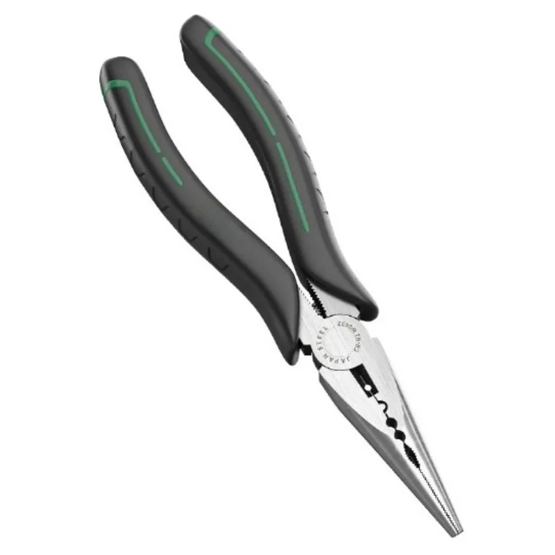 6 Inch  Needle Nose Pliers, Multi-function Electrician Stripping Crimping High Hardness American Style Pliers