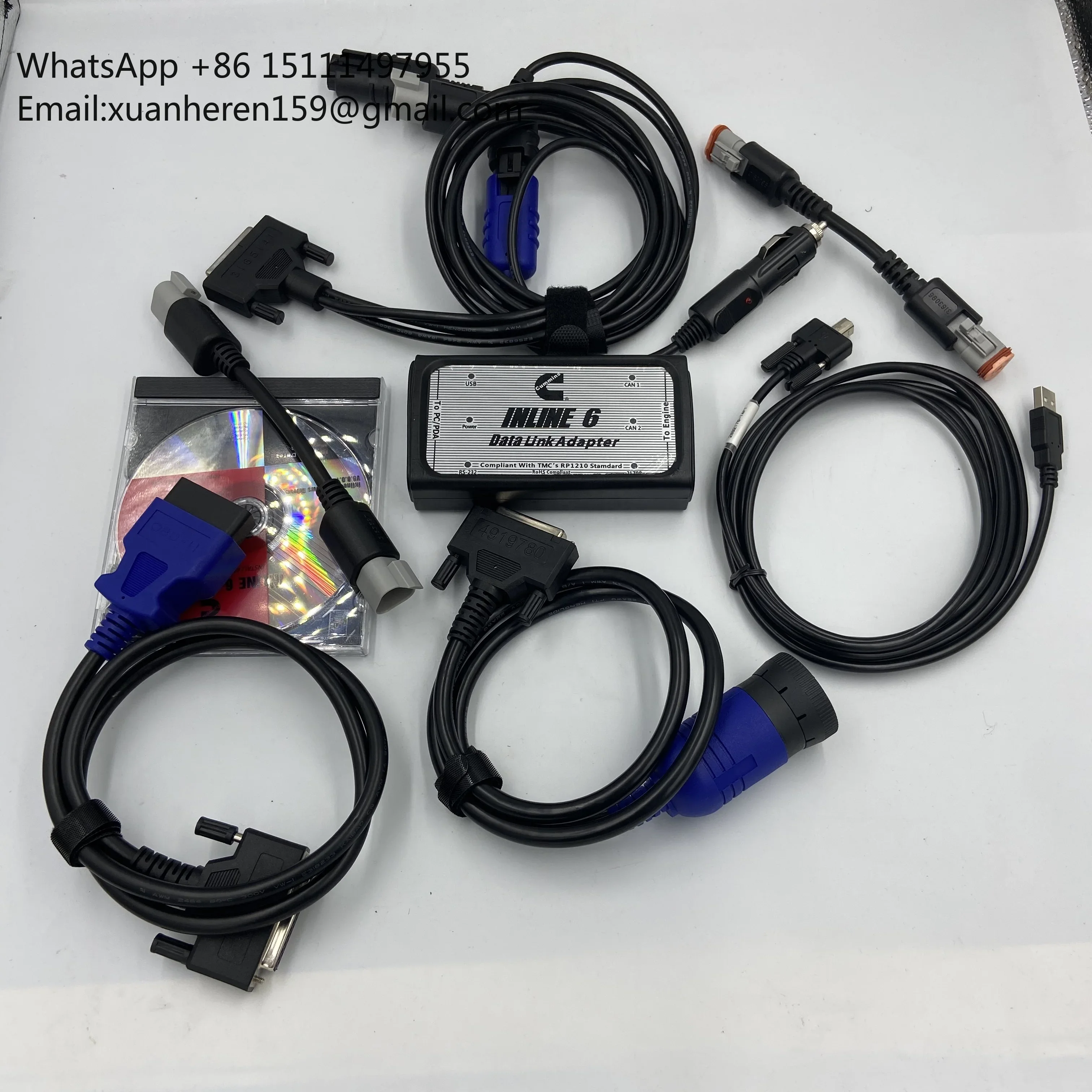 

Inline 6 Data Link Adapter Excavator ECM Diagnostic Tool 2892092
