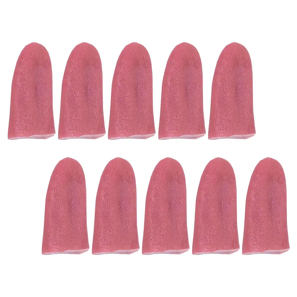 

10Pcs Simulation Tongue Decor Tpr Material Elastic Vivid Scary Prank Props for Ghost Festival Fool's Day Halloween Party Scene