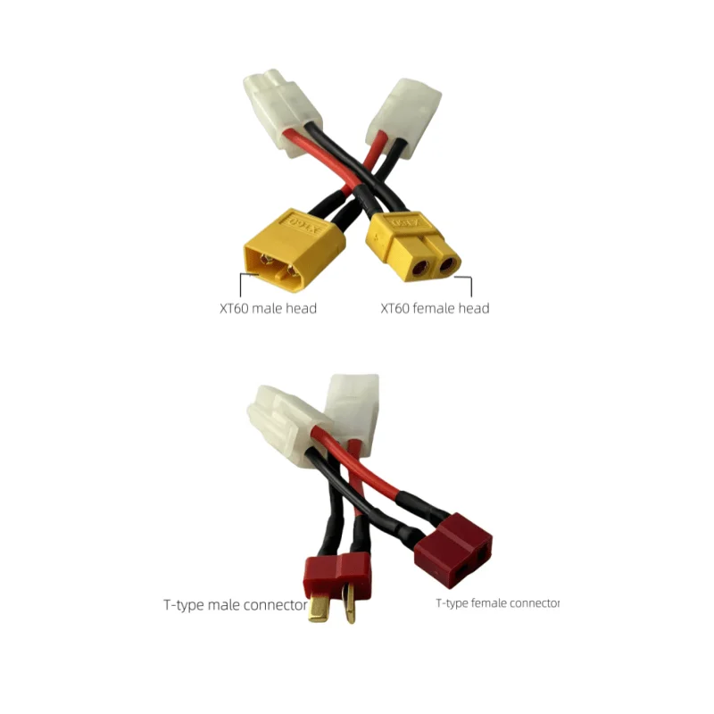 T/XT60 male/female to small/large Tagomiya 16awg adapter line length 5CM