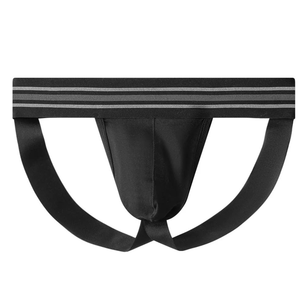 1 قطعة الرجال تنفس القطن ثونغ محدب سراويل داخلية مثير ثونغ الساخن مثلي الجنس g-سلسلة Bottomless بانتي مثير الملابس الداخلية #4