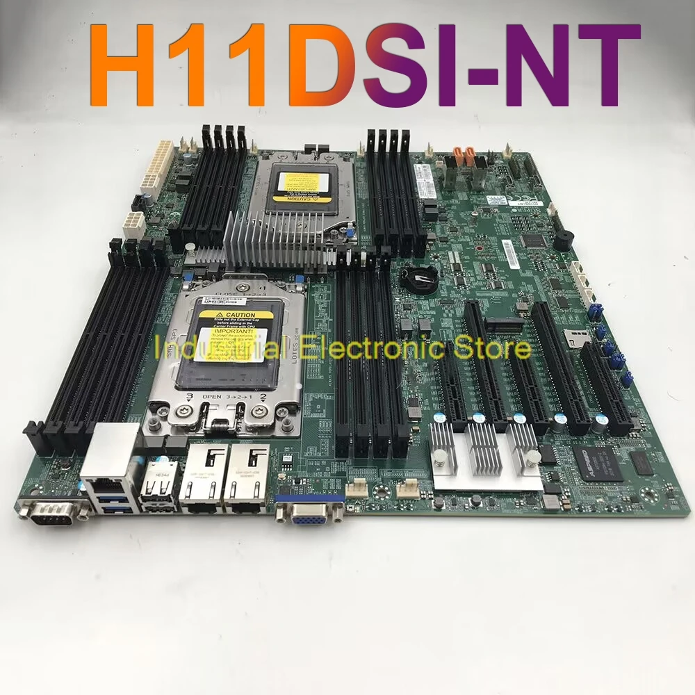 

Dual-Socket Server E-ATX Motherboard For Supermicro EPYC PCI-E 3.0 DDR4 Support EPYC7001/7002 H11DSI-NT