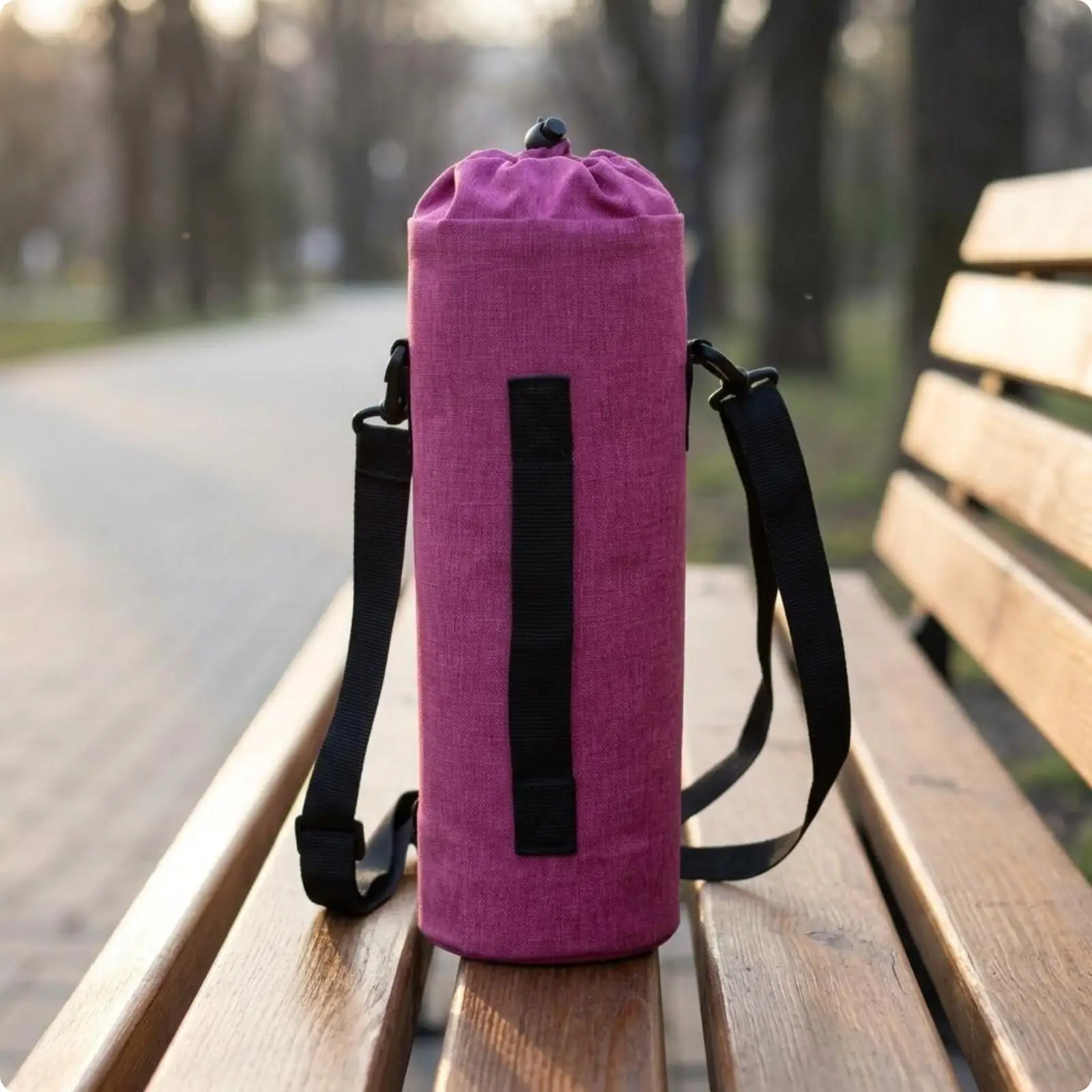 Water Bottle Thermal Insulation Sleeve Protective Insulated Mug Cover with Shoulder Strap for Travel and Daily Commute