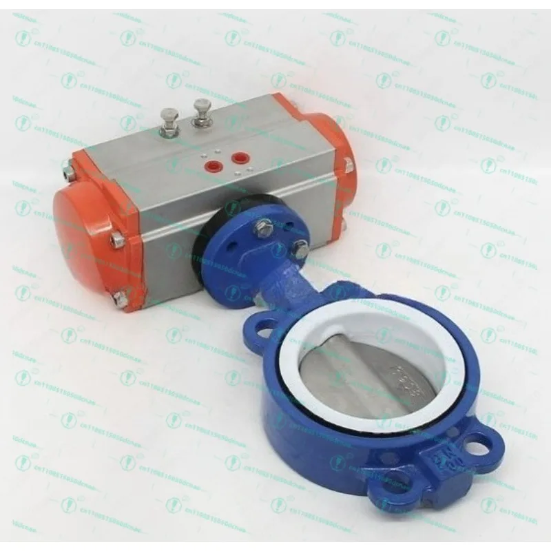 Pneumatic butterfly valve      valve plate  clamp type stainless steel