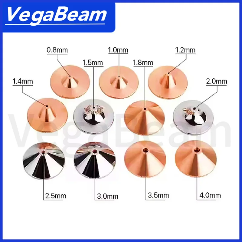 Laser Nozzle D32 M14 Single Double Layer Laser Nozzle for Precitec Raytools HANS BOCI WSX Fiber Optic Cutting Machine Head Parts