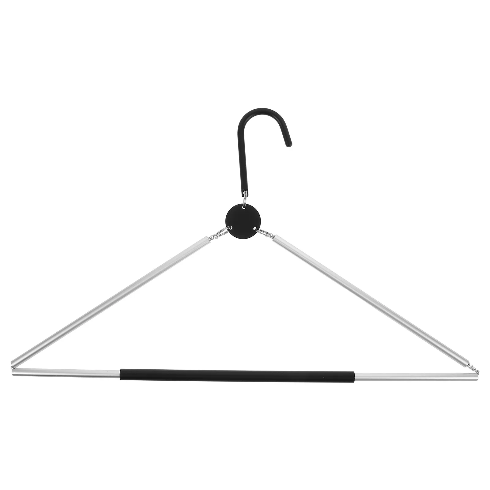 

Folding Hanger Lightweight Portable Nonslip Travel Clothes Rack Creative Foldable Closet Space Saving Metal Garment Hanger