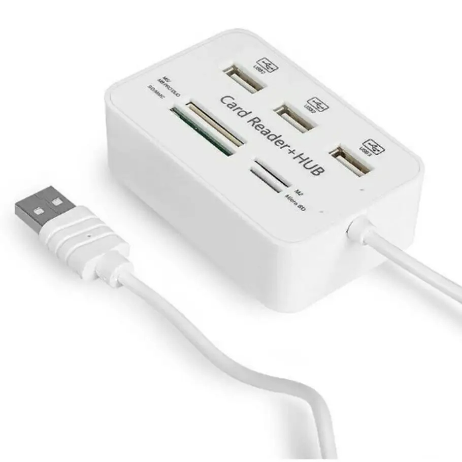 USB HUB 3.0 USB Splitter 3 Ports Extensor Multi USB Extension Multiple 3 0 Hub 2.0 SD Card Reader USB3.0 Expander For Home PC