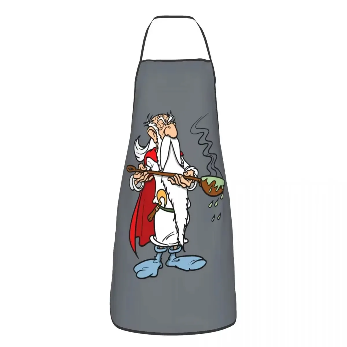 Culinary Master Panoramix Getafix Asterix Apron Women Men Adult Unisex Kitchen Chef Bib Tablier Cuisine Cooking Baking Painting