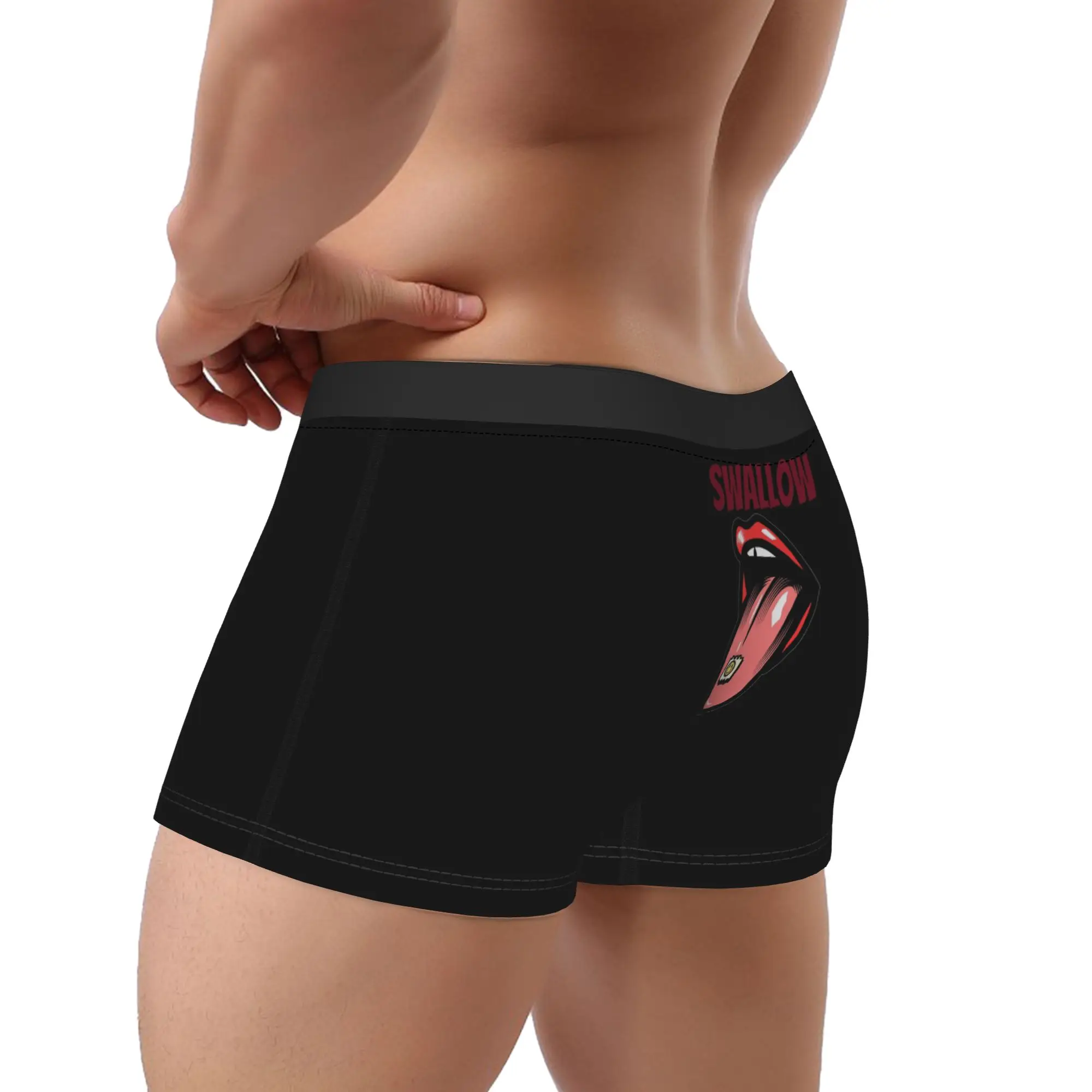 Humor Boxer Shorts Panties Briefs Men's Always Swallow Underwear  Soft Underpants for Homme M-XXL