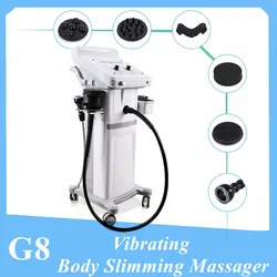 G8 Vibration Body Slimming Machine Anti Cellulite G5 High Frequency Vibrator With Vacuum Heating Probe Beauty Salon Use